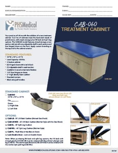 CAB-060 Treatment Cabinet Data Sheet