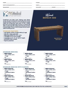 Wood Bench 300 Data Sheet