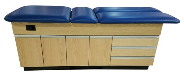 CAB-110 Treatment Cabinet with Lift Back, Split Leg, and Flush Mount Handles