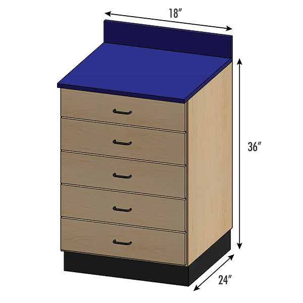 SEMCB-002-5D Base Cabinet