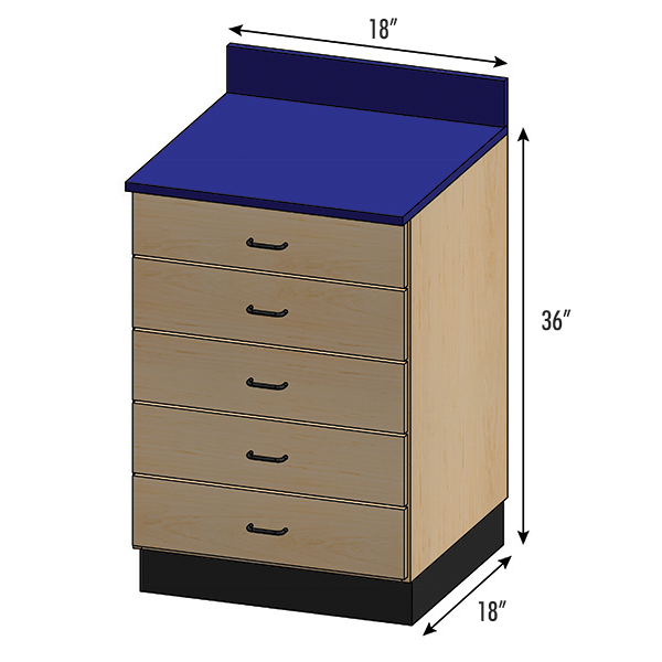 SEMCB-001-5D Base Cabinet